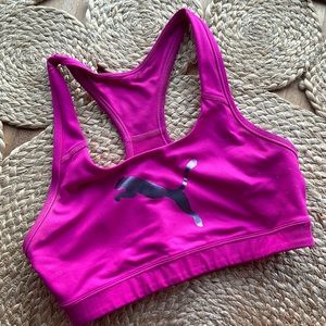 Puma Pink Seamless Sports Bra Size S